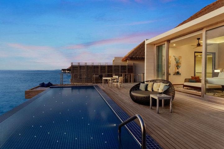 Overwater Villa with Pool - Sunset View