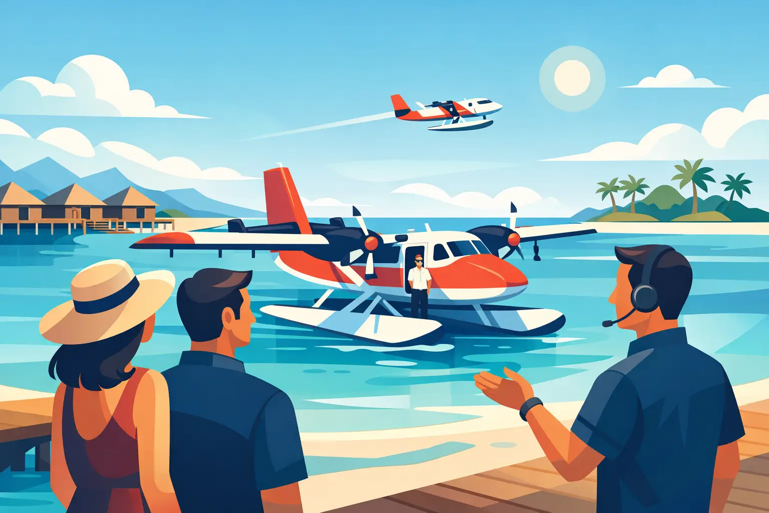 How to Arrange Seaplane Transfers for Maldives Guests