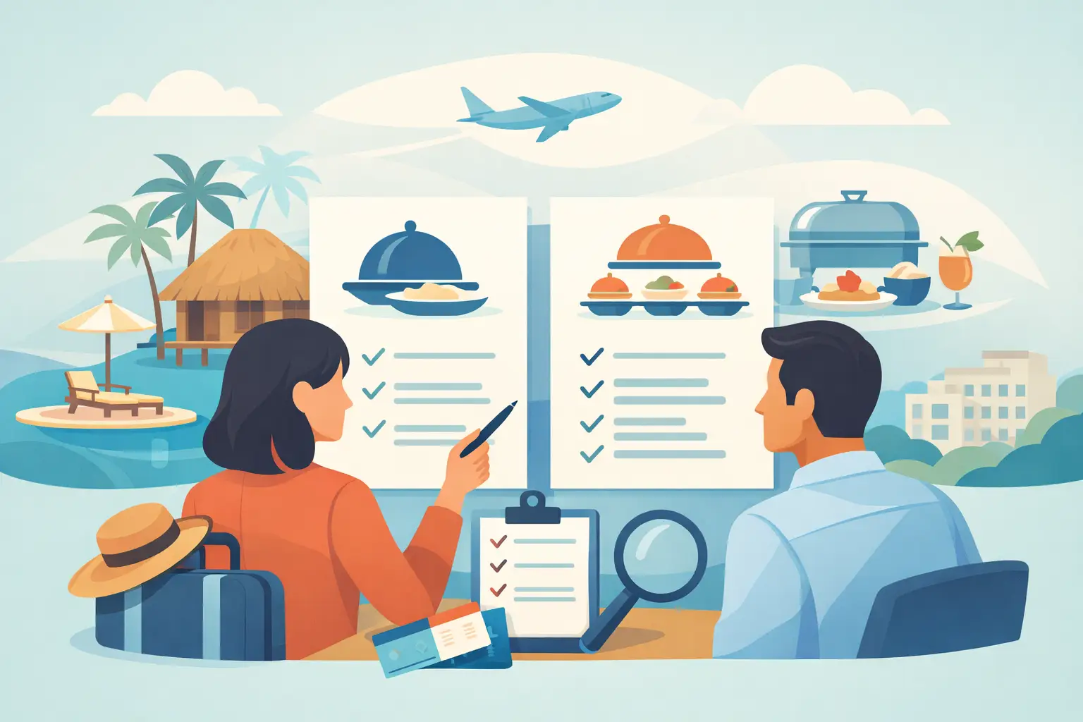 How to Compare Resort Meal Plans for Clients