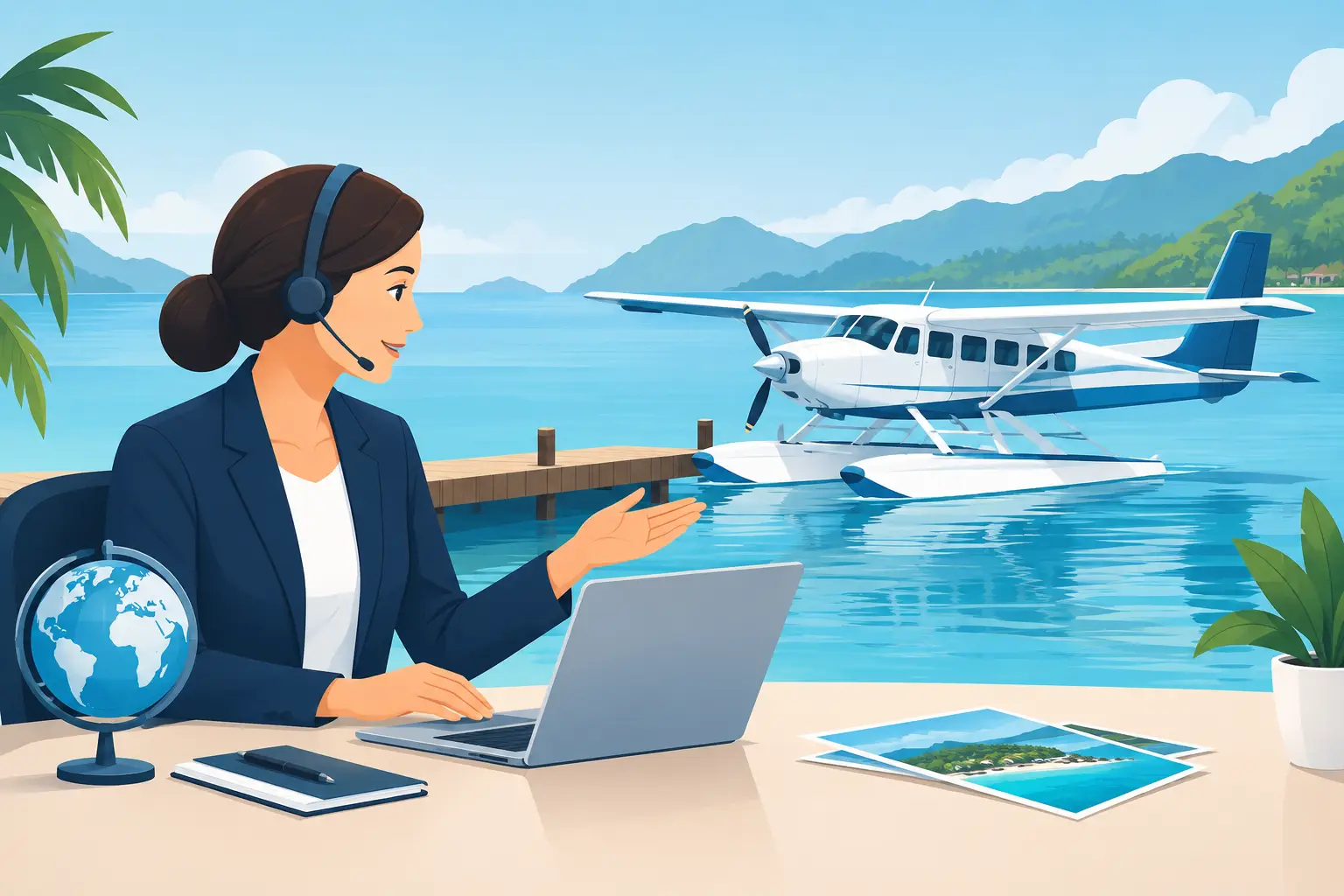 Can Travel Agents Book Seaplane Transfers?